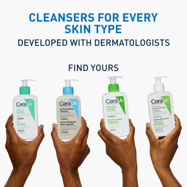 CeraVe SA Cleanser Dry Rough Bumpy Skin 473ml - British product