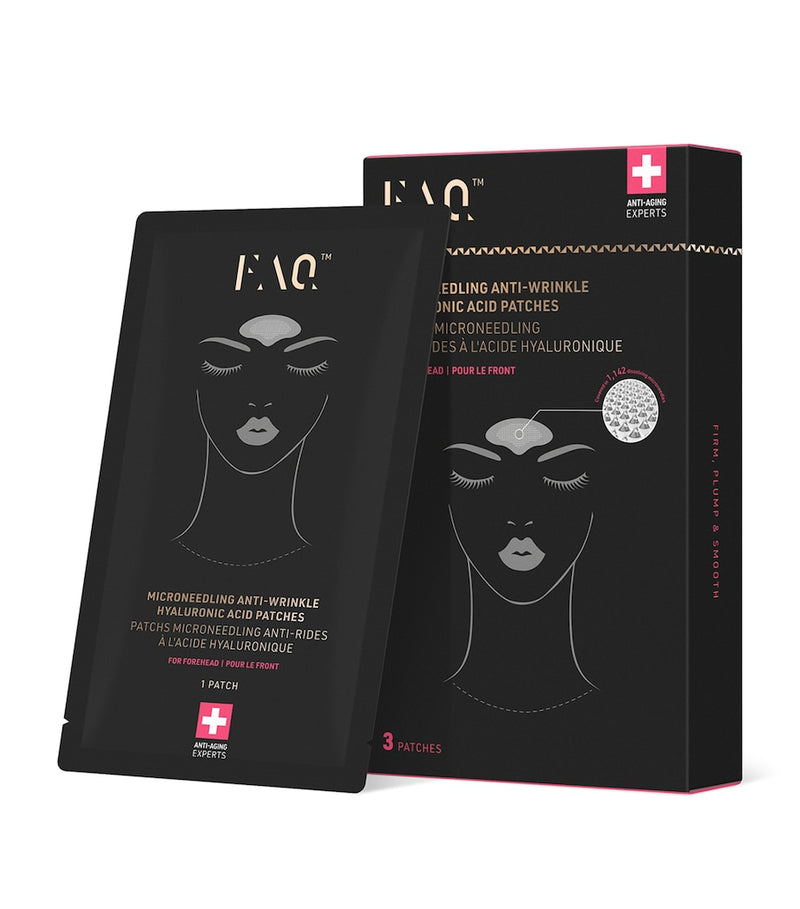 FAQ hyaluronic acid forehead patches set of 3 (British brand)