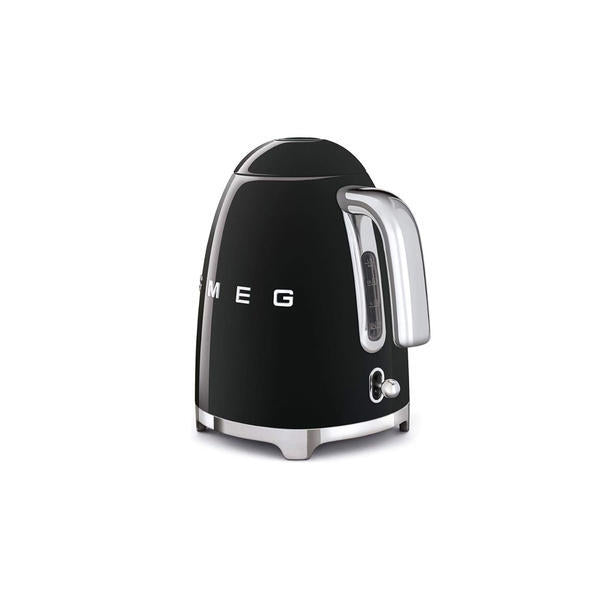 Smeg black kettle and toaster set, imported from the UK