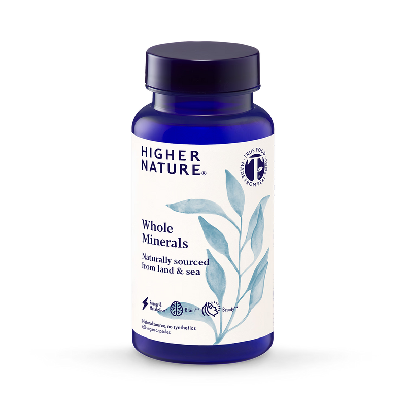 True Food Whole Minerals supplement 60 capsules, UK version