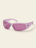 Prada wrap sunglasses transparent amethyst purple (British brand)