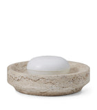 Labrazel Aztec travertine marble soap dish, UK version