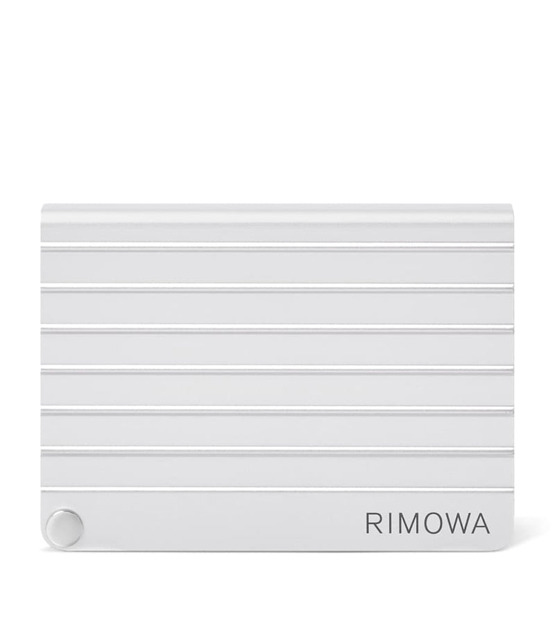 RIMOWA aluminium card holder with RFID technology (British brand)