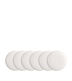 Villeroy & Boch porcelain Afina flat plates set of 6, 27cm diameter (British brand)