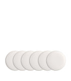 Villeroy & Boch porcelain Afina flat plates set of 6, 27cm diameter (British brand)