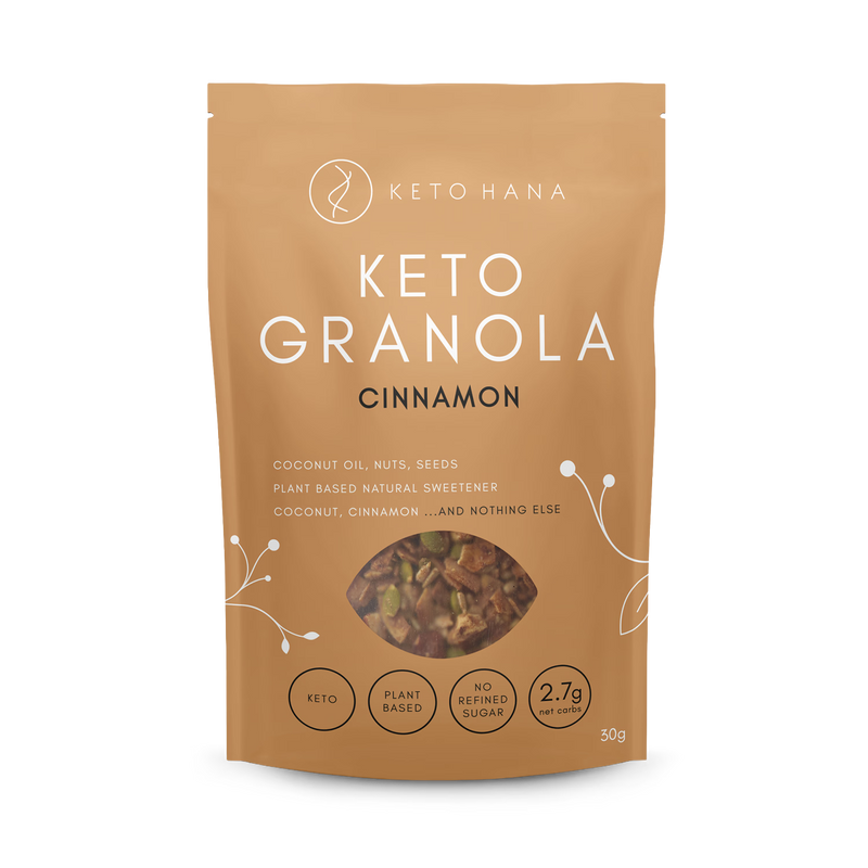 Keto Hana cinnamon granola 300g - British product