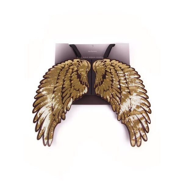 Ann Summers gold sequin wings (British brand)