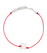 Harrods Redline White Gold and Diamond Snake String Bracelet- Buy online at McGrocer