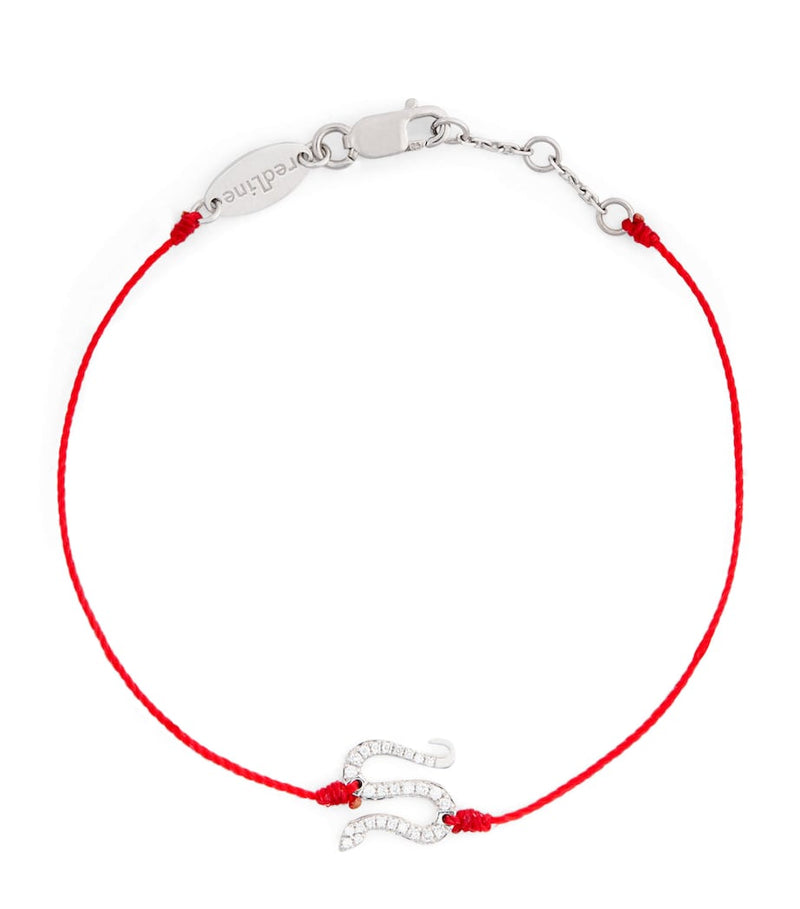 Redline white gold diamond snake bracelet, UK version