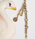 Chloé lambskin swan clutch bag H18cm (British brand)