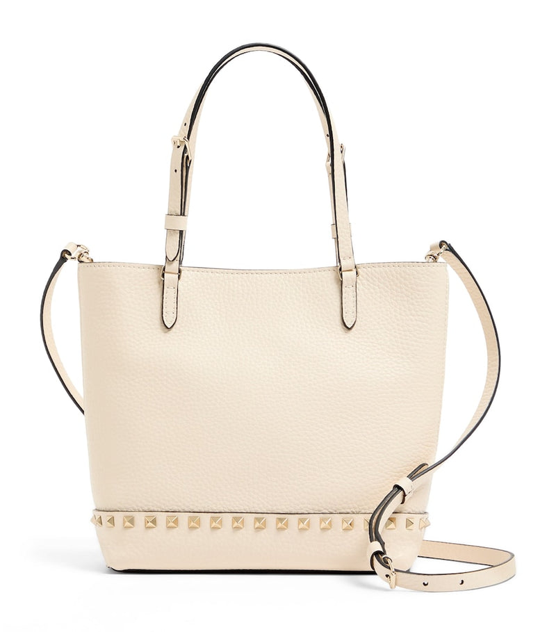 Valentino Garavani rockstud leather tote bag, UK version