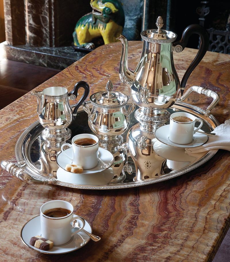 Christofle Malmaison covered sugar bowl - British product