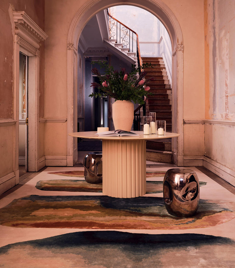 The Rug Company Wool-Silk Tili Sea rug 2.74m x 1.83m (British brand)