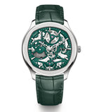 Piaget steel watch skeleton dial 42mm - British product