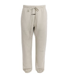 Cashmere and Cotton Blend Sweatpants with Turned-Up Cuffs and Pockets