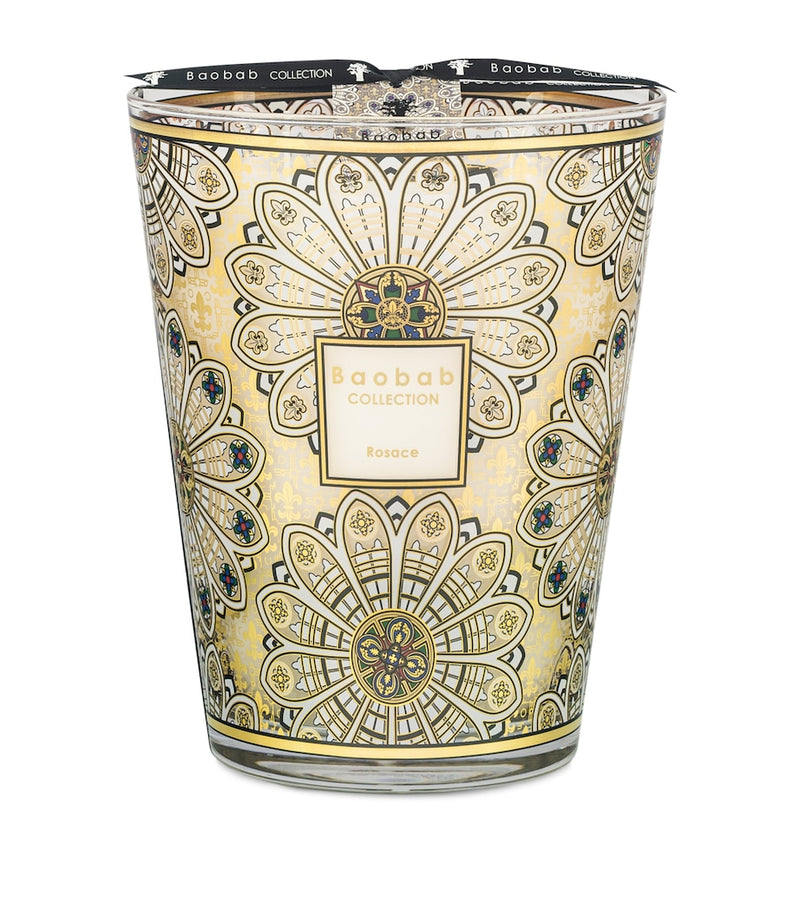 Baobab Collection Rosace pillar candle 3kg - British product
