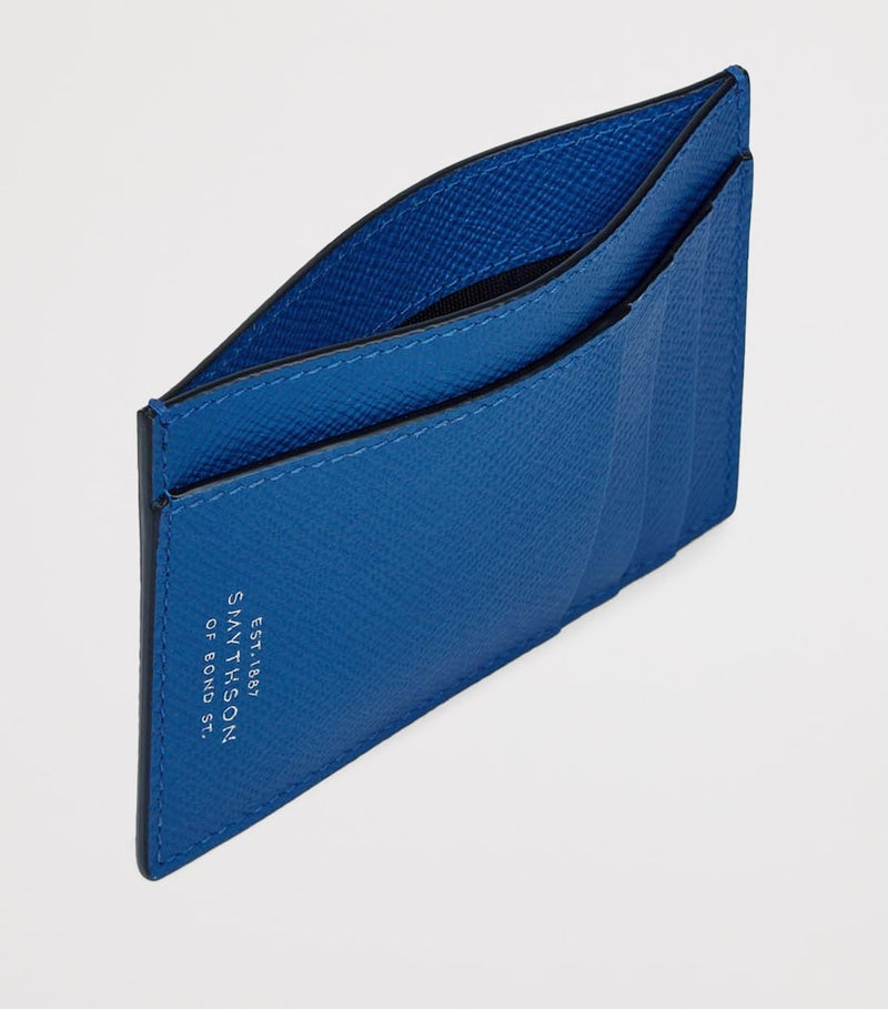 Smythson Panama leather compact card holder (British brand)