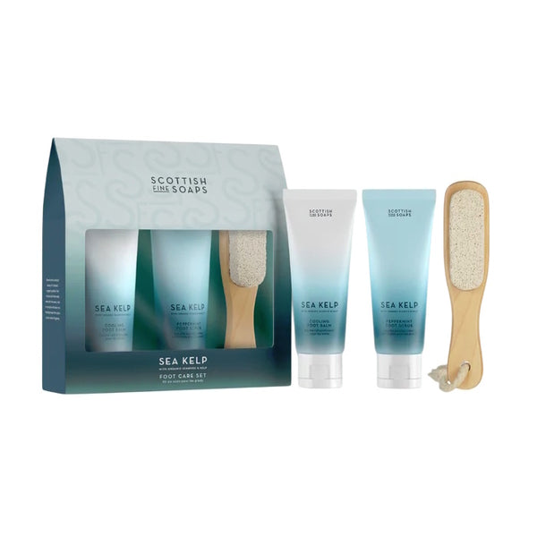 Scottish Fine Soaps Sea Kelp Foot Care Gift Set 150ml (British brand)