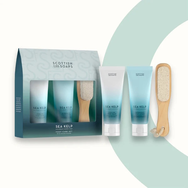 Scottish Fine Soaps Sea Kelp Foot Care Gift Set 150ml (British brand)
