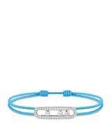 Harrods Messika Care(s) White Gold and Diamond Pavé Bracelet (0.26ct)- Buy online at McGrocer