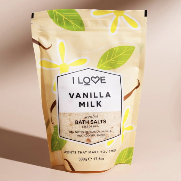 I Love Signature Vanilla Milk Bath Salts 500g, UK version