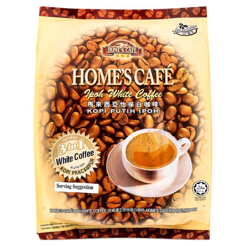 Home's Cafe Ipoh white coffee 3 in 1 - British product