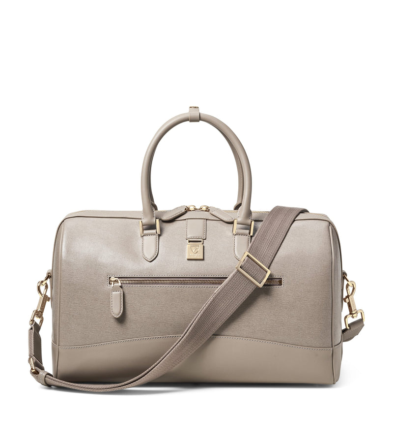 Aspinal Of London Leather Connaught Holdall - British product