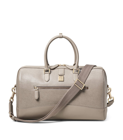 Harrods Aspinal Of London Leather Connaught Holdall Travel Bag- Buy online at McGrocer