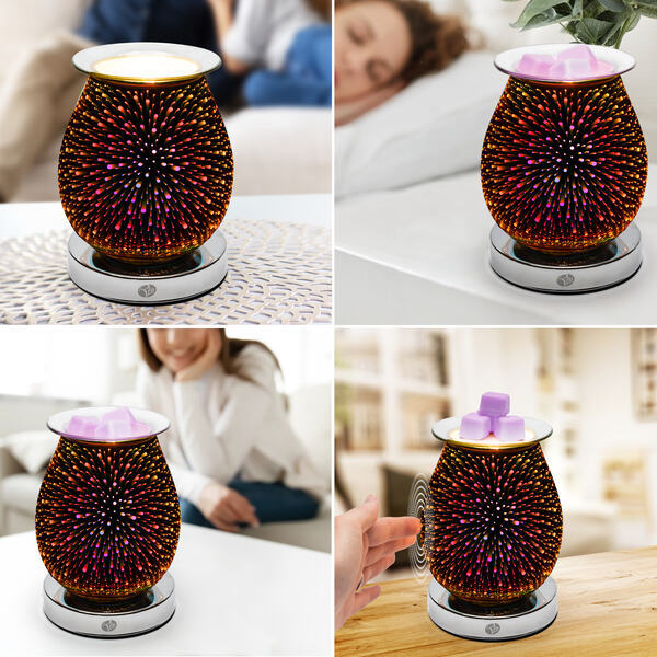 Rio Alura Wax Melt Burner and Diffuser Lamp, imported from the UK