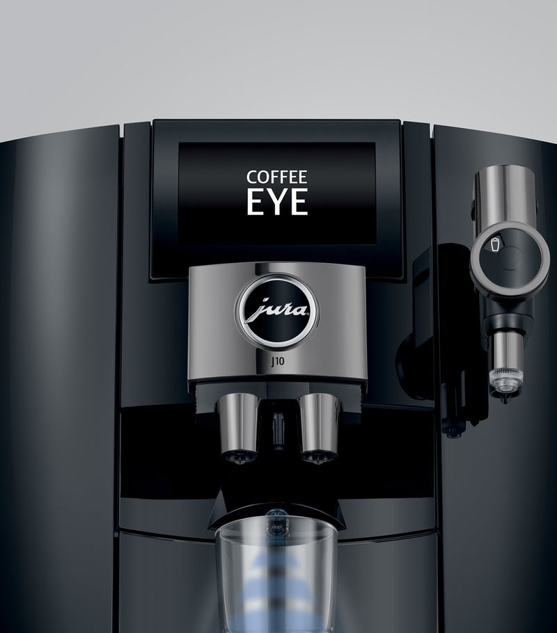 Jura J10 coffee machine with touchscreen, imported from the UK