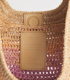 Chloé Raffia Gradient Summer Banana shoulder bag H21.5x36cm, imported from the UK