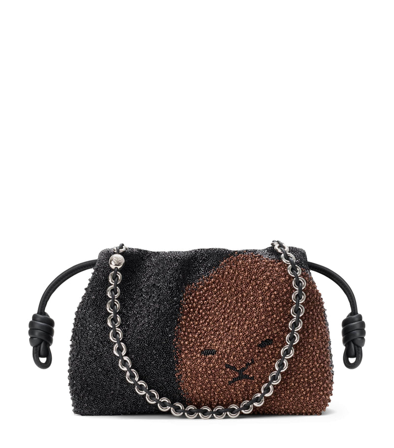 Loewe medium beaded lion flamenco clutch bag, UK version