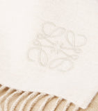 LOEWE bicolour anagram scarf 180cm x 30cm, imported from the UK