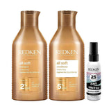 Redken All Soft bundle shampoo conditioner treatment (British brand)