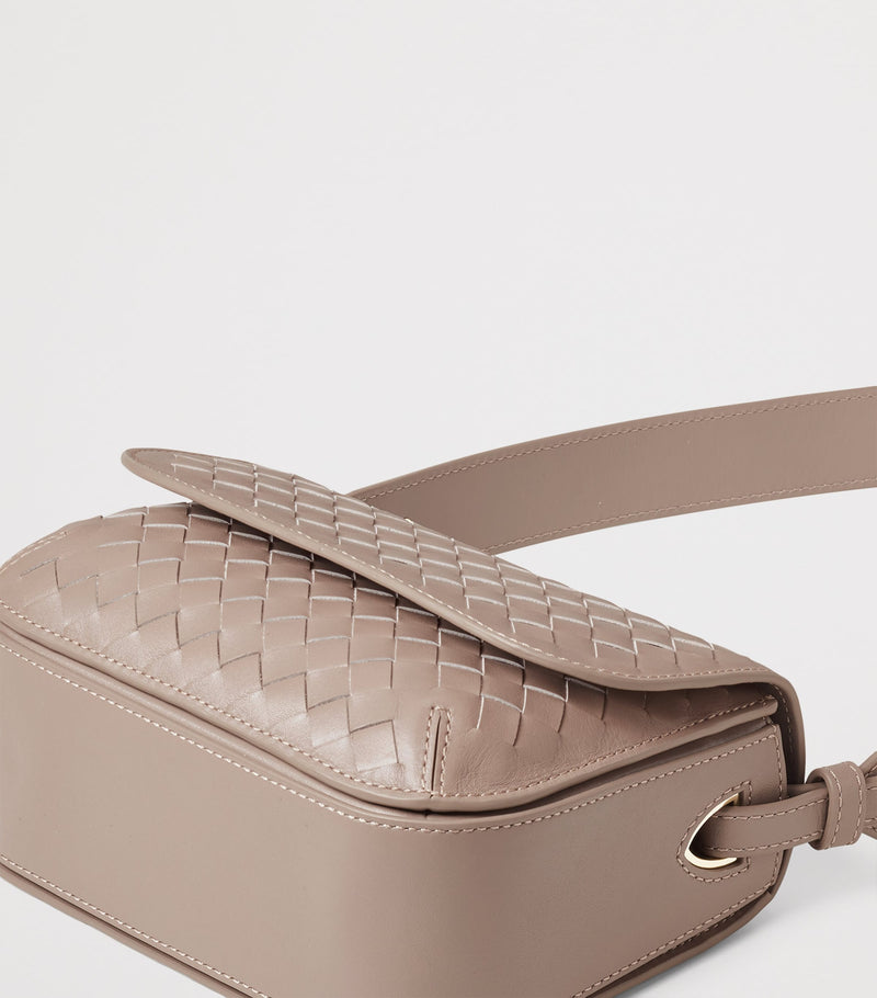 Aspinal Of London woven leather Ella cross-body bag, UK version