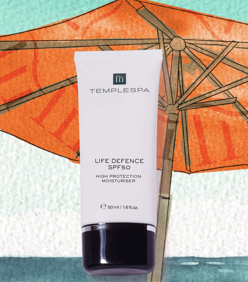 TEMPLESPA Life Defence SPF 50 Moisturiser 50ml (British brand)