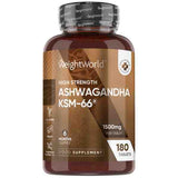 Superdrug WeightWorld Ashwagandha KSM-66 1500mg Root Extract Tablets, 180 Tablets (6 Month Supply)- Buy online at McGrocer