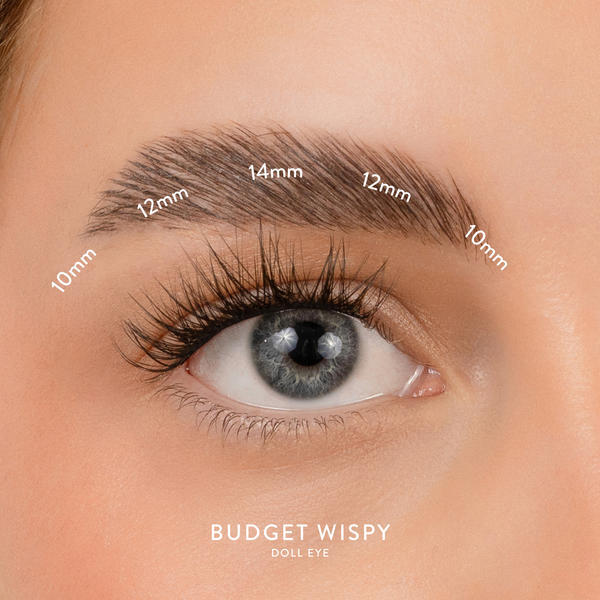 House of Amor wispy false eyelash clusters 50 pieces, UK version