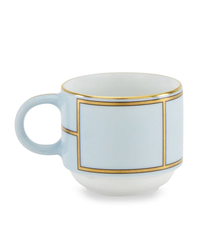 Harrods GINORI 1735 Porcelain Colonna Diva Celeste Coffee Cup 85ml- Buy online at McGrocer
