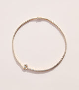 Harrods Sophie Bille Brahe Yellow Gold and Diamond Collier d'Escargot Necklace- Buy online at McGrocer