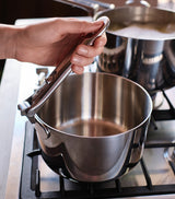 Harrods Space-saving Folding-Handle 3-Piece Saucepan Set with Stainless Steel Construction- Buy online at McGrocer