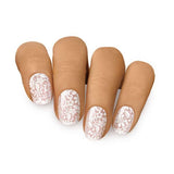 MoYou London gel nail strip white lace, imported from the UK