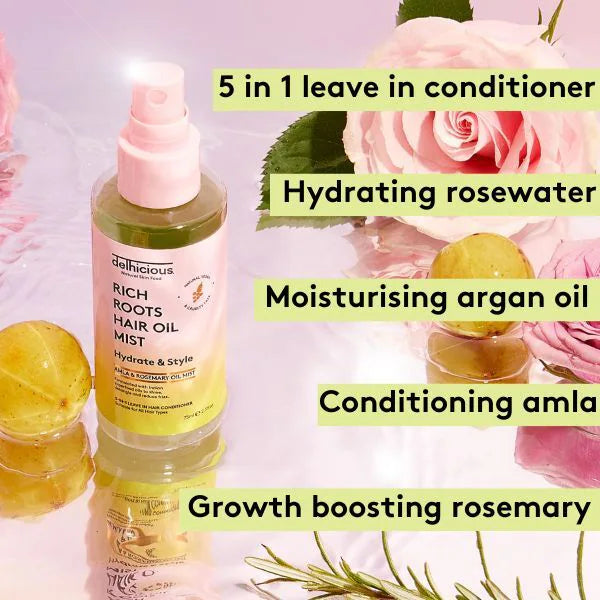 Delhicious leave in hair oil mist 75ml - British product