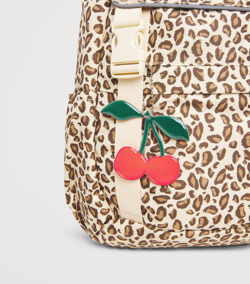 Konges Sløjd leopard print clover backpack 12L (British brand)
