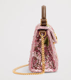 Valentino Garavani mini sequinned VSLING top-handle bag (British brand)