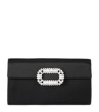 Roger Vivier Pilgrim satin clutch bag - British product