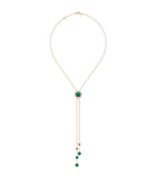 Piaget rose gold malachite diamond pendant necklace, UK version