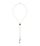 Piaget rose gold malachite diamond pendant necklace, UK version