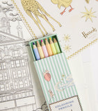 Harrods activity book with stickers and pencils, UK version