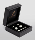 Deakin & Francis enamelled stud cufflinks - British product